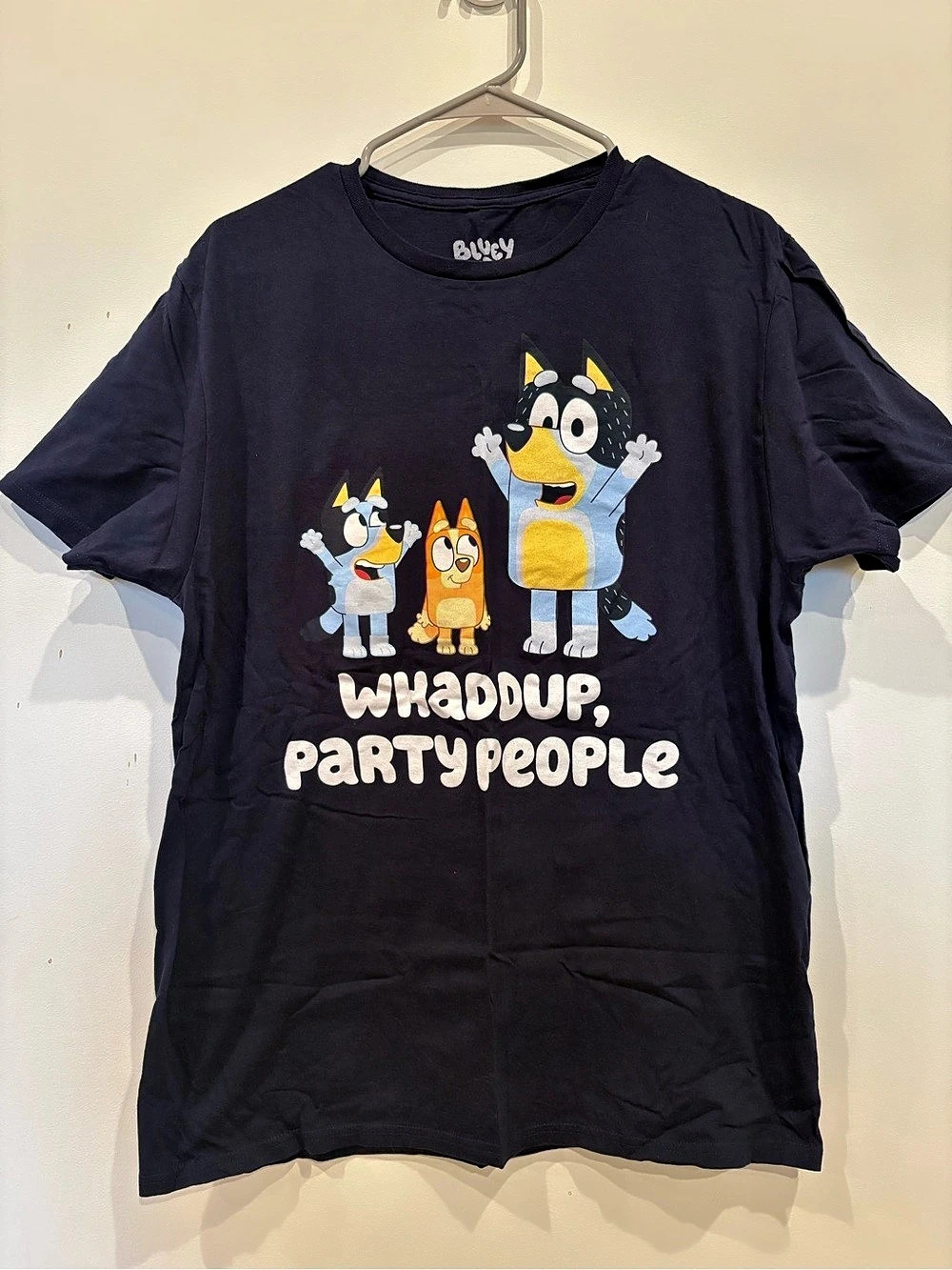 Official Bluey "Whaddup, Party People" Graphic T-Shirt 🎉🐶